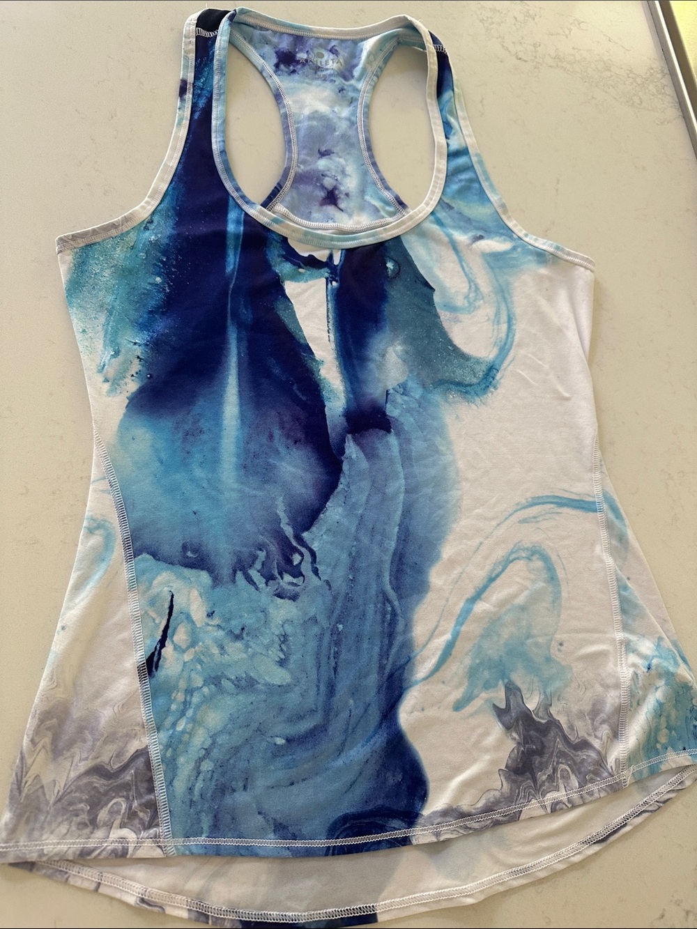 Blue Marble Athleta Racerback Tank Top - xs